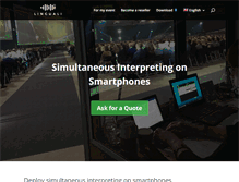 Tablet Screenshot of linguali.com